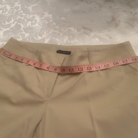 Willi Smith Women’s Khaki Wide Leg Dress Pants Size 8 - NWOT - Picture 4 of 7